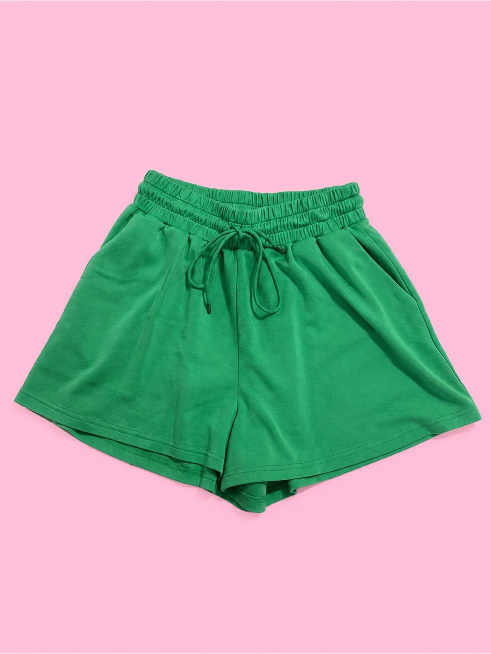 entro Mint Drawstring Athletic Shorts
